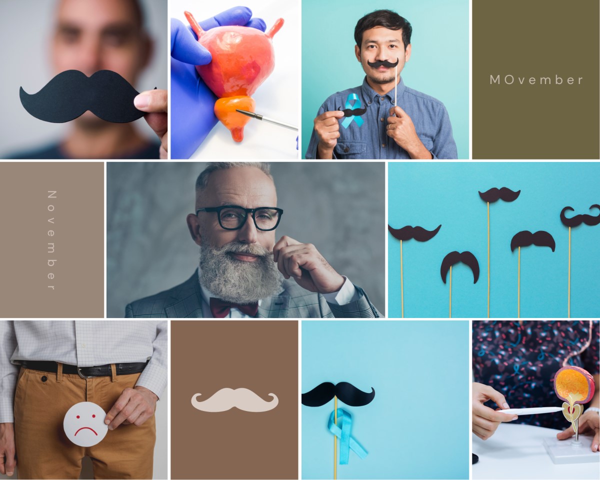 Movember - Novembre, mois de la sensibilisation à la santé masculine et à la lutte contre les cancers de la prostate, des testicules et de la santé mentale, ainsi que contre le suicide.