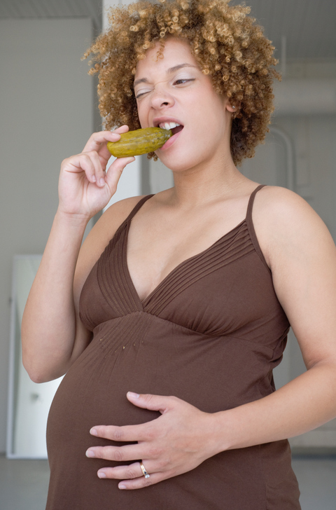 Une femme a plus d'appétit pendant la grossesse