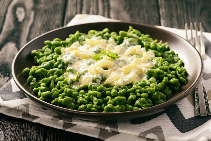 Gnocchi d'épinards sains avec du bryndza : essayez cette recette.