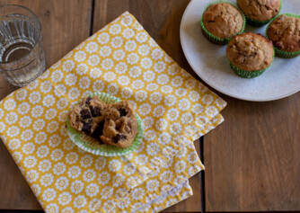 Recette de muffins à la banane sains, sans farine ni lactose, à essayer avec nous.